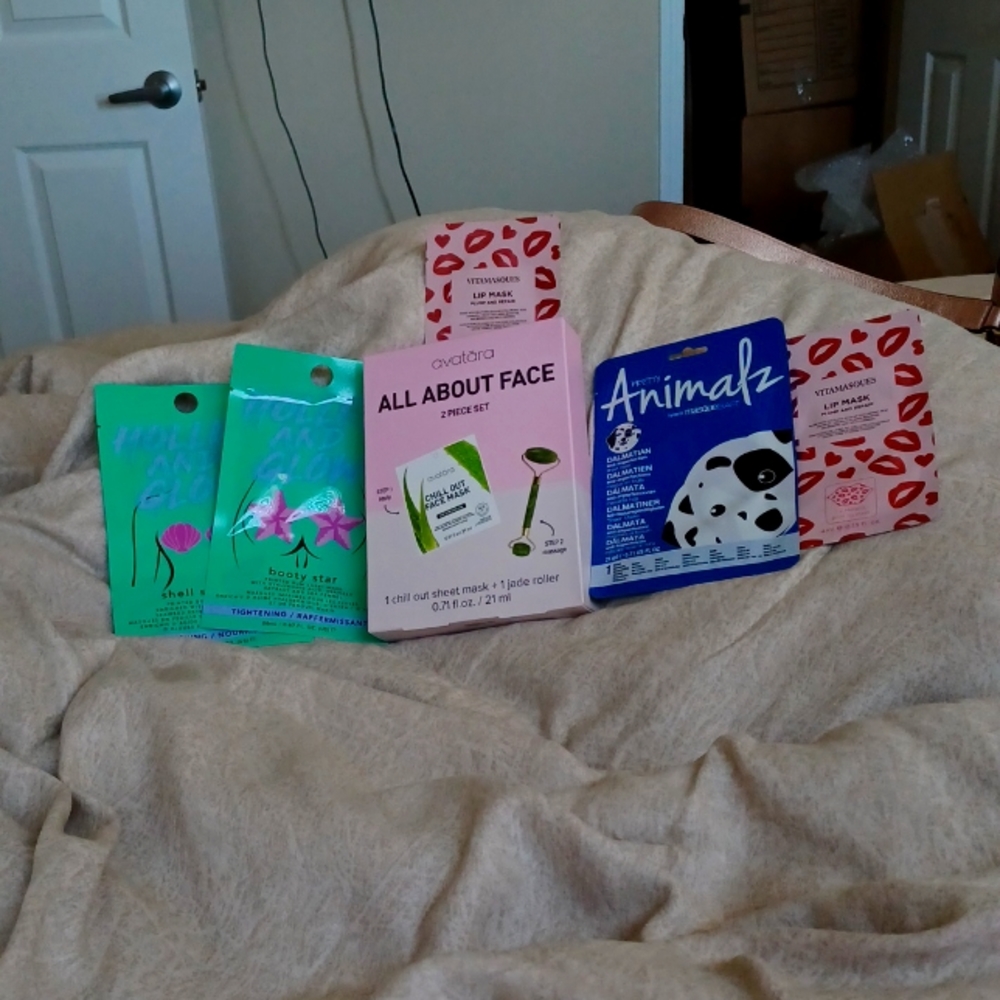 Self care beauty set.